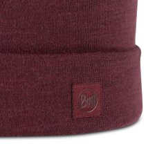 Čiapka BUFF HW Merino Wool Hat - Solid Garnet