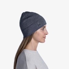 Čiapka BUFF MW Merino Wool Hat - Light Grey Melange