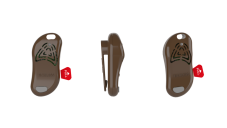 Ultrazvukový odpudzovač kliešťov Tickless Military Brown