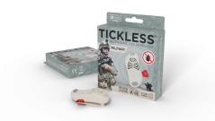 Ultrazvukový odpudzovač kliešťov Tickless Military Beige