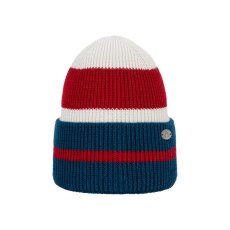 Čiapka P.A.C. Belua Merino Beanie - Red/Petrol