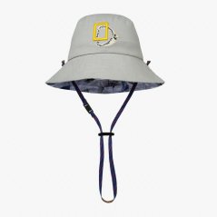 Detský klobúk BUFF Booney Hat National Geographic - Sile Light Grey