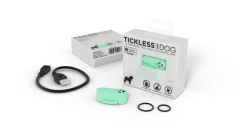 Dobíjateľný ultrazvukový odpudzovač kliešťov pre psov a mačky Tickless Mini Dog Methagreen