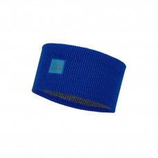 Čelenka BUFF Crossknit Headband - Solid Azure Blue