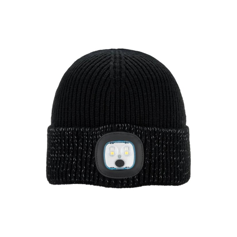 Čiapka P.A.C. Lumo Reflective LED Beanie - Black