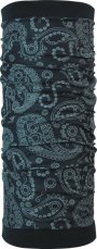 Multifunkčná šatka P.A.C. Twisted Fleece - Paisley Black
