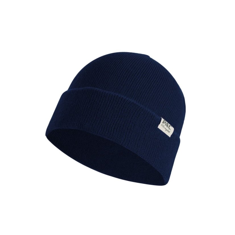 Čiapka P.A.C. Nature Bippa 100% Recycled Merino Beanie - Navy