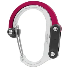 Multifunkčná karabína GEAR AID Heroclip Medium (hot rod red)