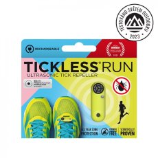 Dobíjateľný ultrazvukový odpudzovač kliešťov Tickless Run Neon Yellow