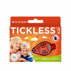Odpudzovač kliešťov Tickless Kid Orange
