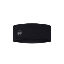 Čelenka BUFF LW Merino Wool Headband - Solid Black