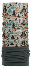 Detská multifunkčná šatka P.A.C. Kids Recycled Fleece - Fox & Bear