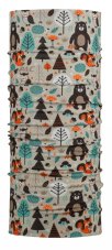 Detská multifunkčná šatka P.A.C. Kids Original - Fox & bear