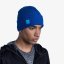 Čiapka BUFF Crossknit Hat - Solid Azure Blue