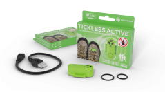 Dobíjateľný ultrazvukový odpudzovač kliešťov Tickless Active Green
