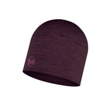 Čiapka BUFF MW Merino Wool Hat - Solid Deep Purple