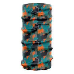 Detská multifunkčná šatka P.A.C. Kids Original - Neon camouflage