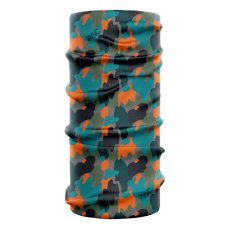 Detská multifunkčná šatka P.A.C. Kids Original - Neon camouflage