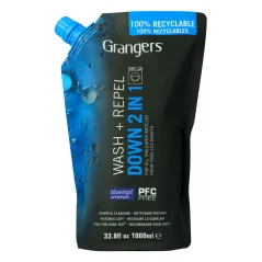 Prací prostriedok s impregnáciou Grangers Wash + Repel Down 2v1 1l Eco Pouch