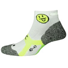 Ponožky P.A.C. RN 5.2 Running Reflective Pro Short Women White-Neon Yellow