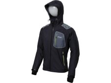 Pánska softshellová bunda Pinguin Axon (black/yellow)