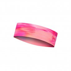 Čelenka BUFF Coolnet UV+ Slim Headband - Sish Pink Fluor