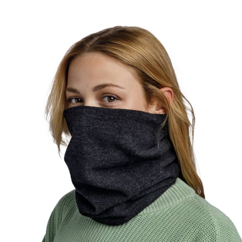 Nákrčník BUFF Merino Fleece Neckwarmer - Black