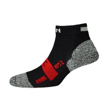 Ponožky P.A.C. RN 5.2 Running Reflective Pro Short Women Black-Red