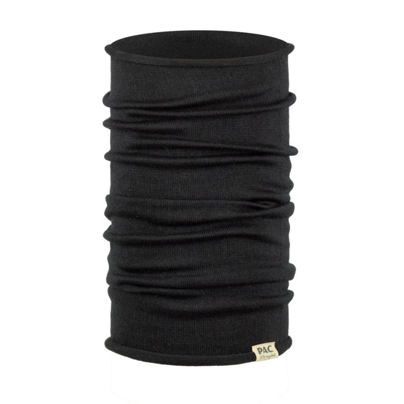 Nákrčník P.A.C. Nature Merin 100% Recycled Merino Neckwarmer - Black