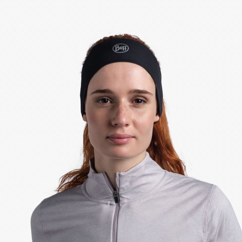 Čelenka BUFF Fastwick Headband - R-Solid Black