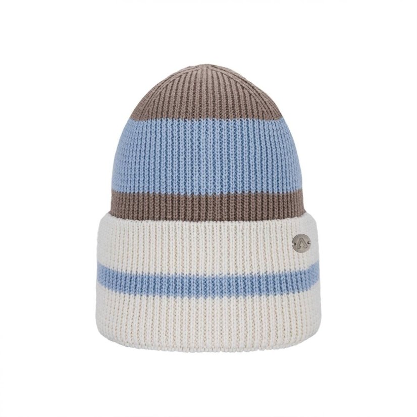 Čiapka P.A.C. Belua Merino Beanie - Grey/Light Blue