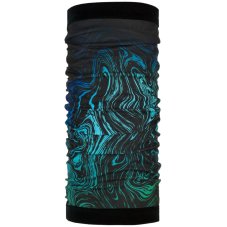 Multifunkčná šatka P.A.C. Twisted Fleece - DarkWaves