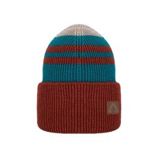 Čiapka P.A.C. Keno Merino Beanie - Rust/Petrol