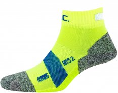 Ponožky P.A.C. RN 5.2 Running Reflective Pro Short Men Neon Yellow-Blue