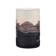 Multifunkčná šatka BUFF Original Ecostretch - Tre Cime Peak Dark Brown