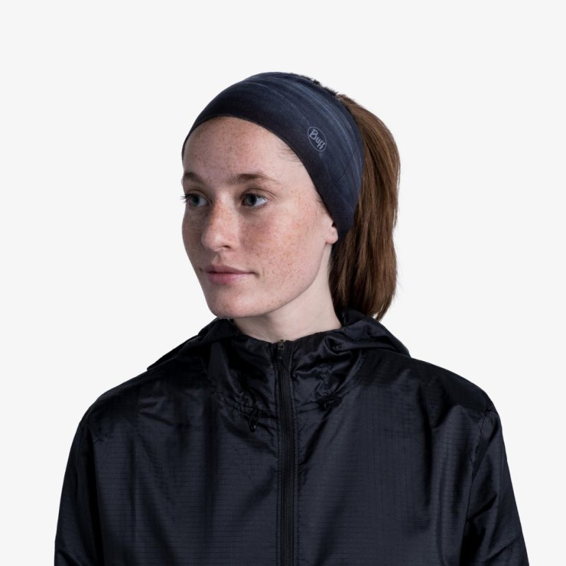 Čelenka BUFF Coolnet UV+ Headband - Speed Graphite