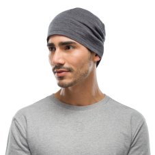 Čiapka BUFF LW Merino Wool Hat - Solid Grey
