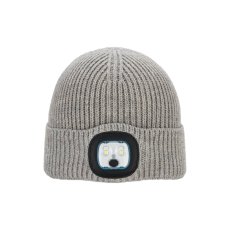 Čiapka P.A.C. Lumo Reflective LED Beanie - Grey Melange