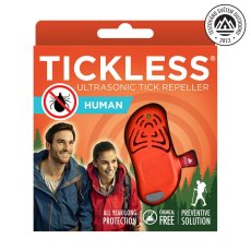 Ultrazvukový odpudzovač kliešťov Tickless Human Orange